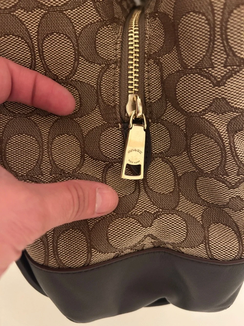 Coach Phoebe Shoulder Bag F36424 Khaki/Brown Signature Canvas – Classic & Chic
